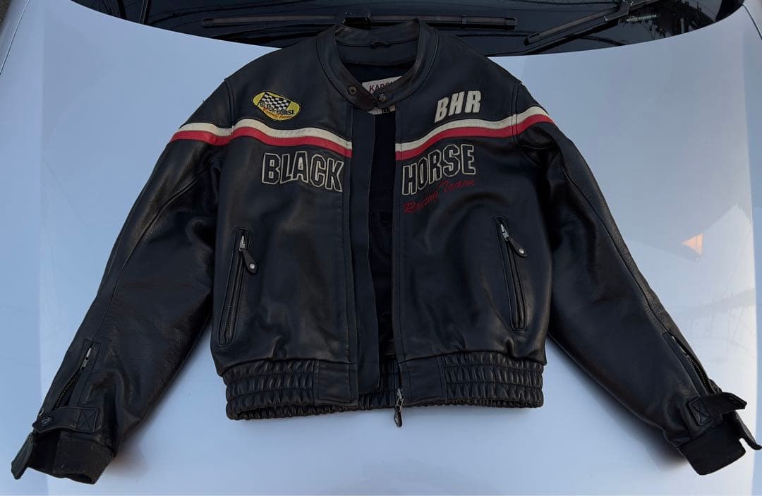 ジャケット・アウター KADOYA K'sLEATHER BLACK HORSE BHR