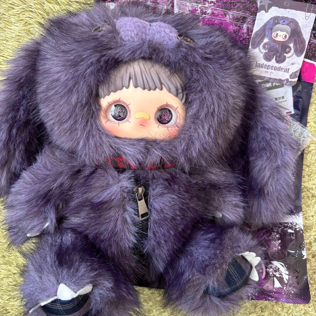 新品 メイメイ RebeL DoLL うさぎ ウサギ 紫 ぬいぐるみ リュック