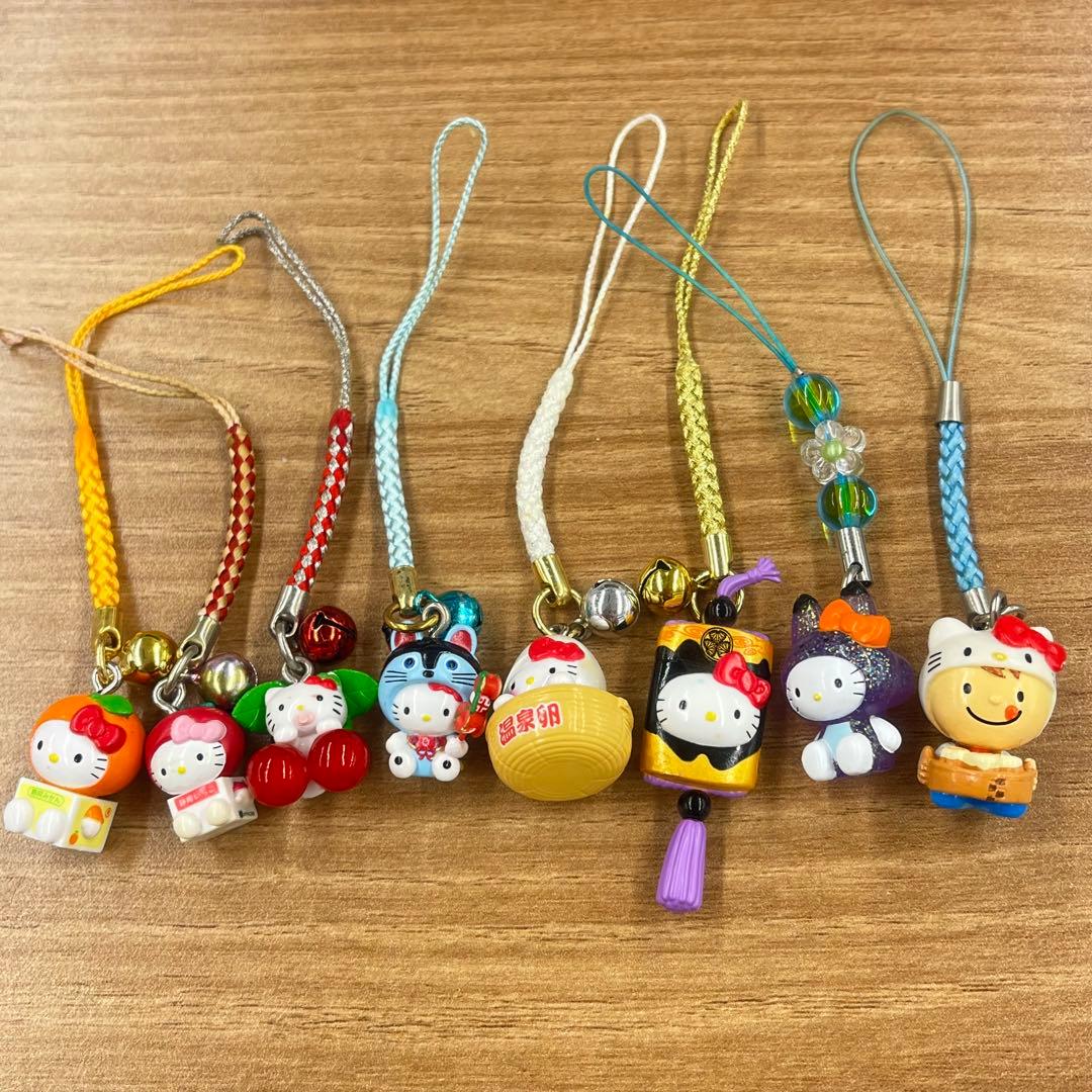 ご当地 地域限定 ハローキティ 根付け ストラップ まとめ売り 平成