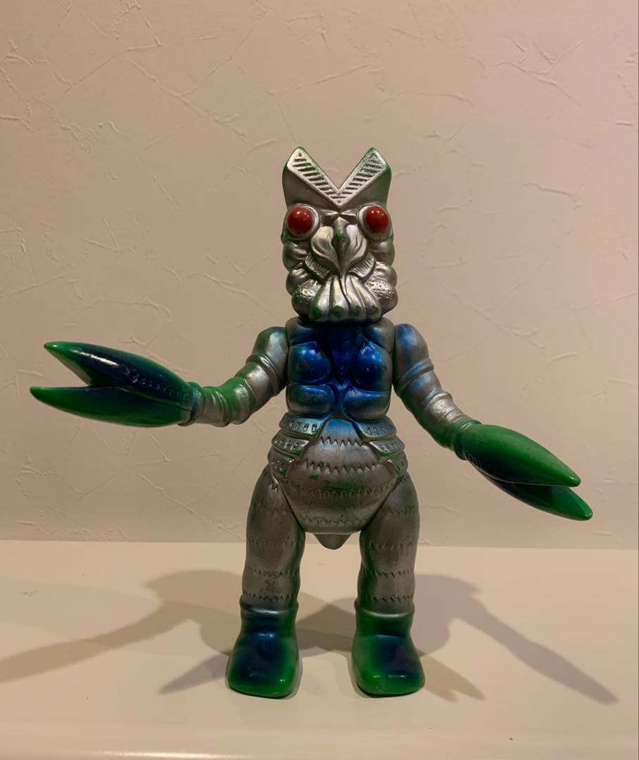 マルサン　バルタン星人　ソフビ　当時物　ブルマァク　スタンダードサイズ KAIJINのバルタン星人 ソフビ ブルマァク ウルトラマン 怪獣 マルサン