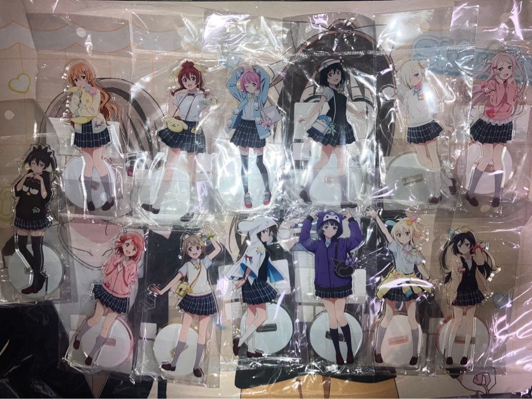 全種 虹ヶ咲 アクリルスタンド サンリオ コラボ