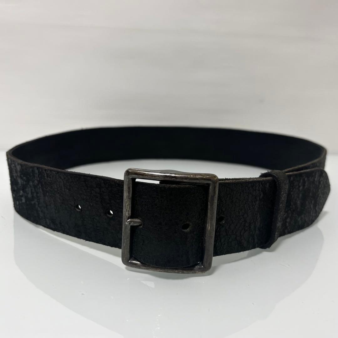 RRL ダブルアールエル エイジング加工 バックル レザーベルト 32