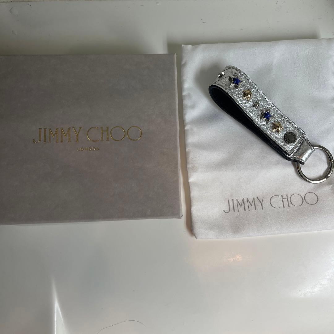JIMMY CHOO キーリング シルバー