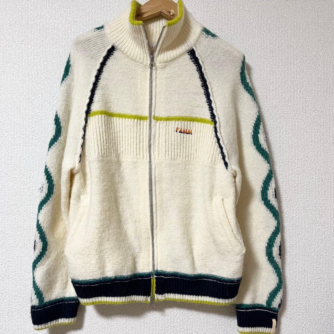 PAMМ　ホームウェアのニットトラックジャケット ホワイト　size2