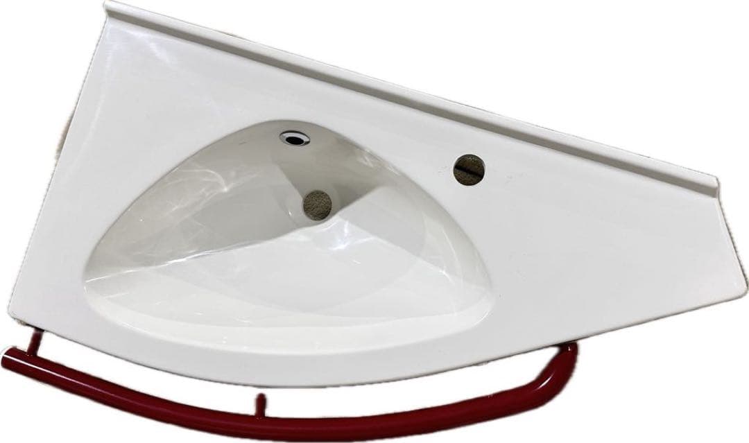 【展示品】フィンランド製 手摺りつき、高さ調整可能、抗菌洗面台