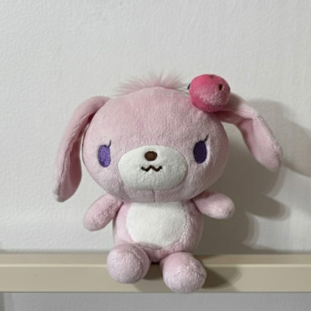 シュガバニ ストロベリーうさぬいぐるみ(平成当時品) シュガーバニーズ ストロベリーうさ ぬいぐるみ サンリオ レア ハート