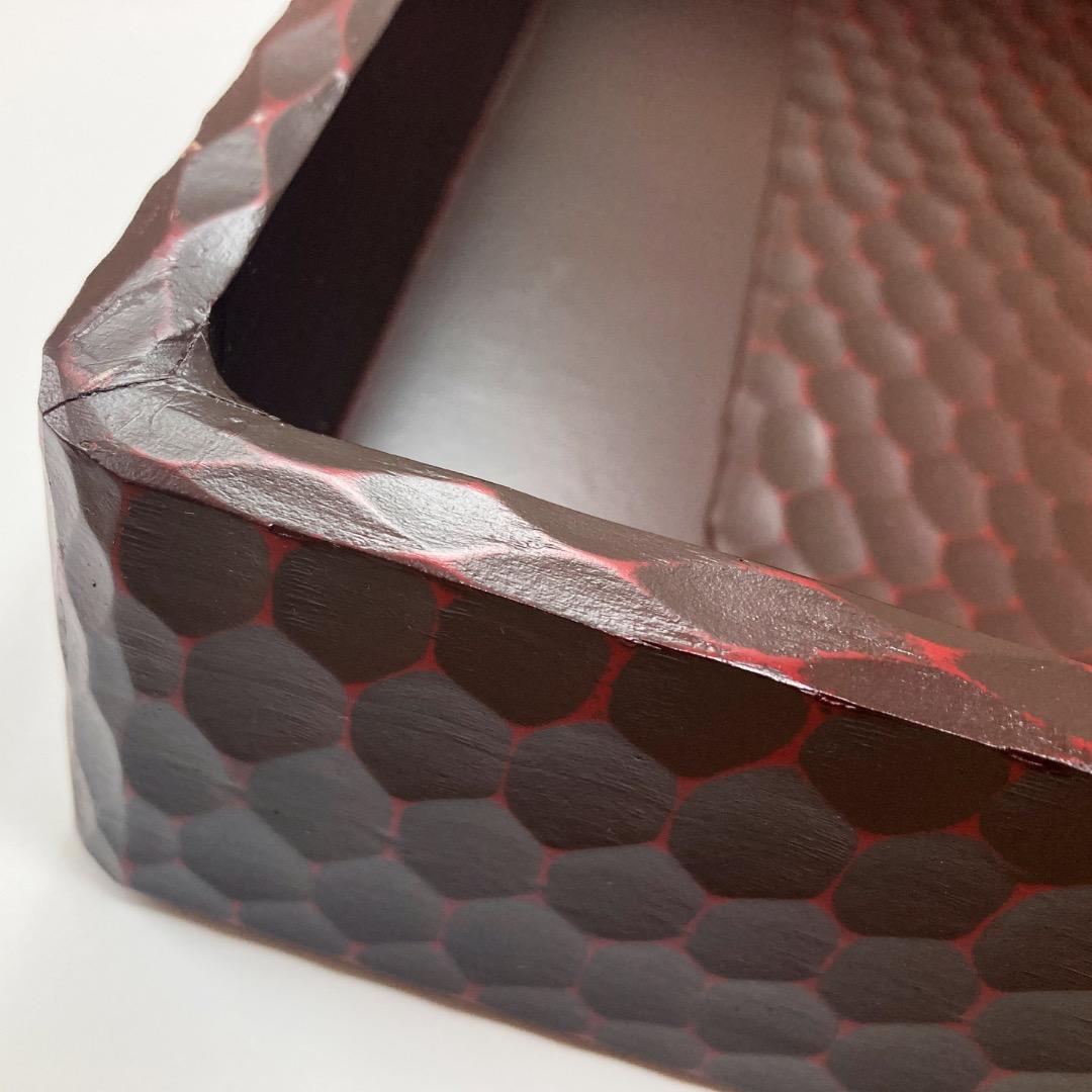 鎌倉彫】竹模様の衣裳盆 大小2個組 - メルカリ