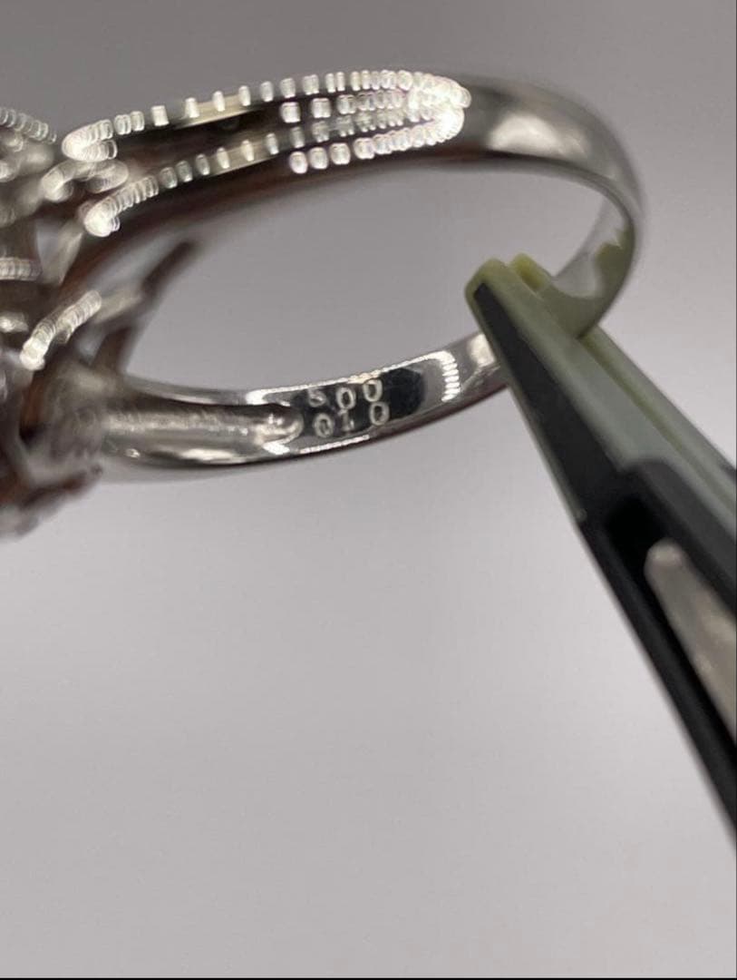 5.00CT スターサファイアリング PT900 鑑別書付