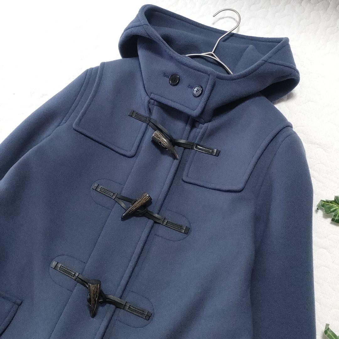 極美品✨マッキントッシュ ロングダッフルコート ブルーグレー 38