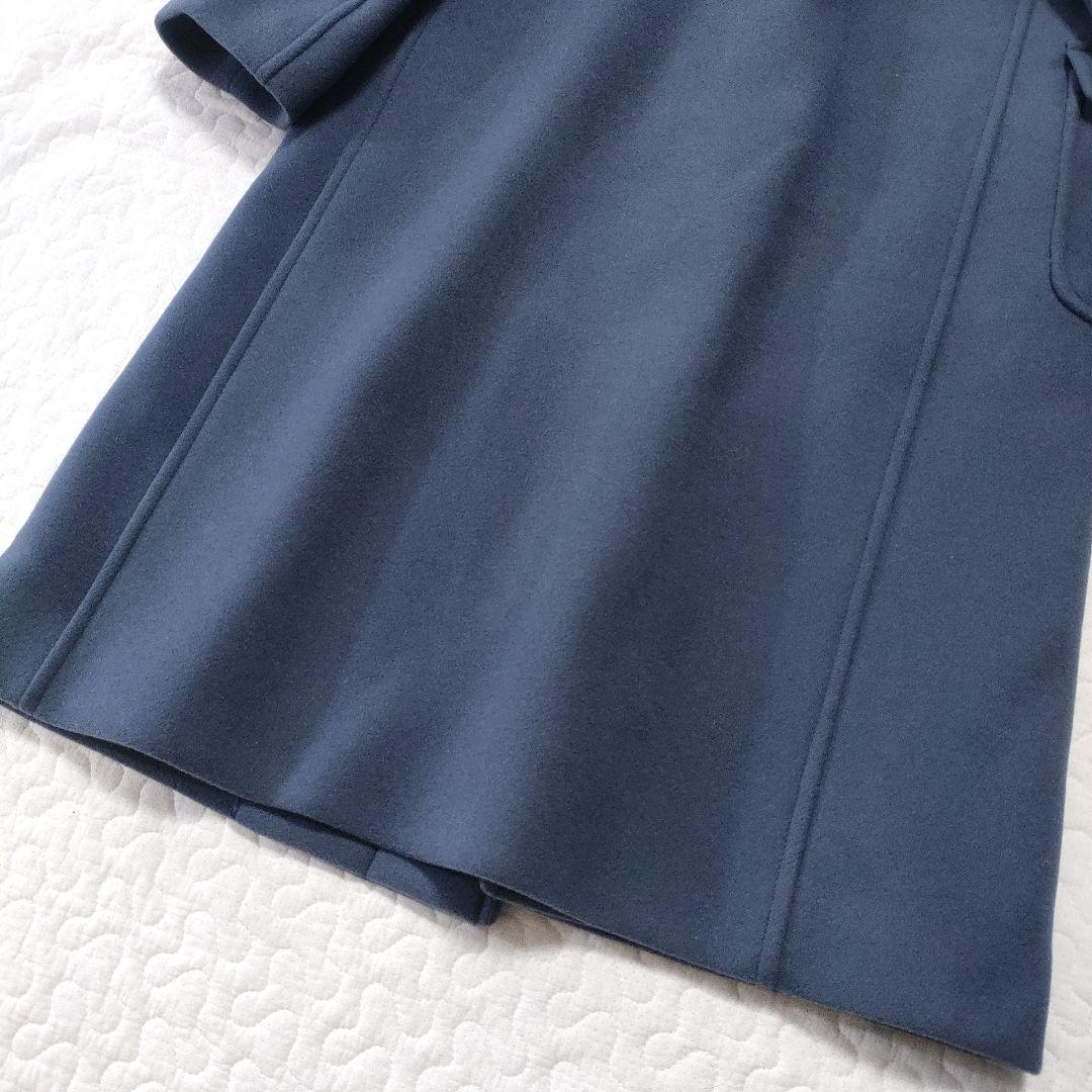 極美品✨マッキントッシュ ロングダッフルコート ブルーグレー 38
