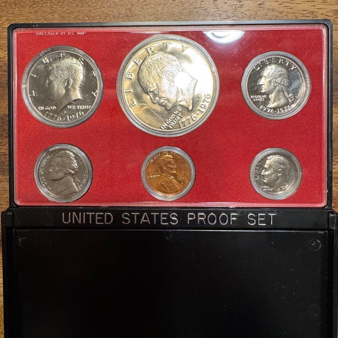 1976年 アメリカ 建国200周年記念 プルーフセット 記念硬貨 6枚セット