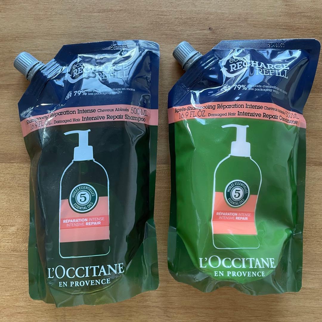 ロクシタン　シャンプー　と　コンディショナー　詰め替え　500ml