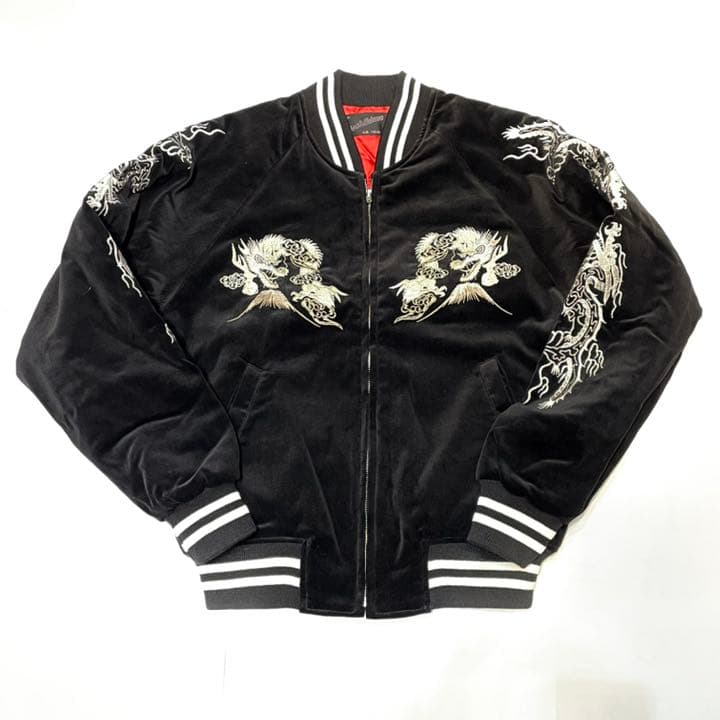 SUGA (BTS) 着用 ベロアスカジャン 刺繍 龍 希少 レア Fサイズ - メルカリ