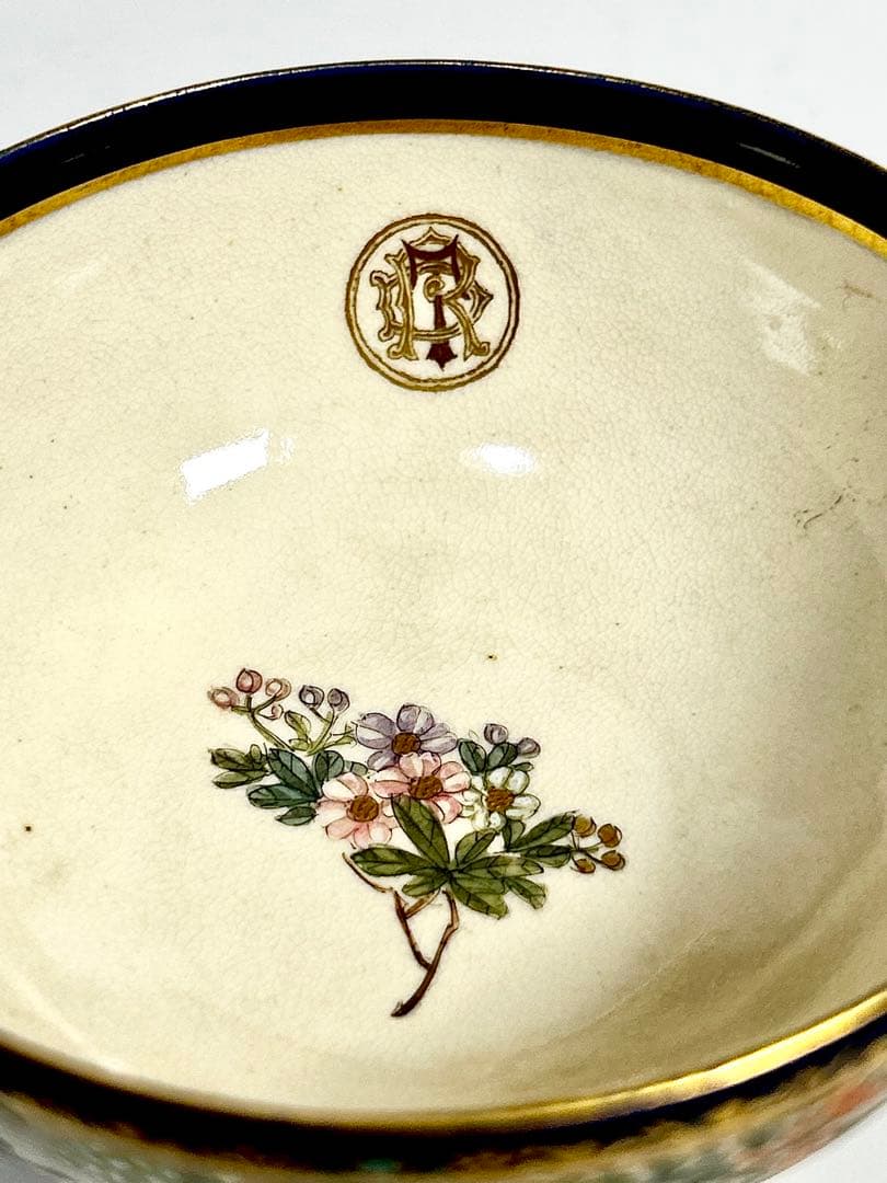 京薩摩の魁 錦光山宗兵衛 ティーカップ 京焼 薩摩焼 - メルカリ