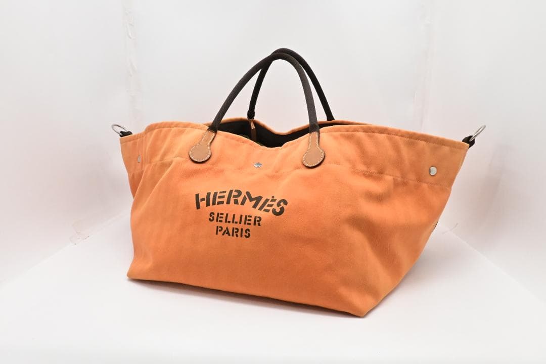 Hermès　エルメス　 トートバッグ　フールトゥ　ド　キャバリエ　キャンバス エルメス トートバッグ フールトゥ キャバリエ キャンバス HERMES 2way