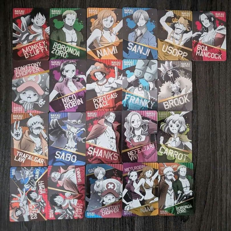 ワンピース　なか卯　コラボ　カード　21枚