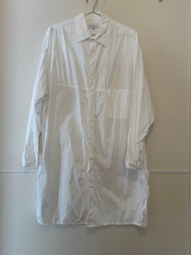 【極美品】Yohji Yamamoto POUR HOMME ロングシャツ アイテム紹介] Yohji Yamamoto POUR HOMME 25SS ロングブラウスを徹底