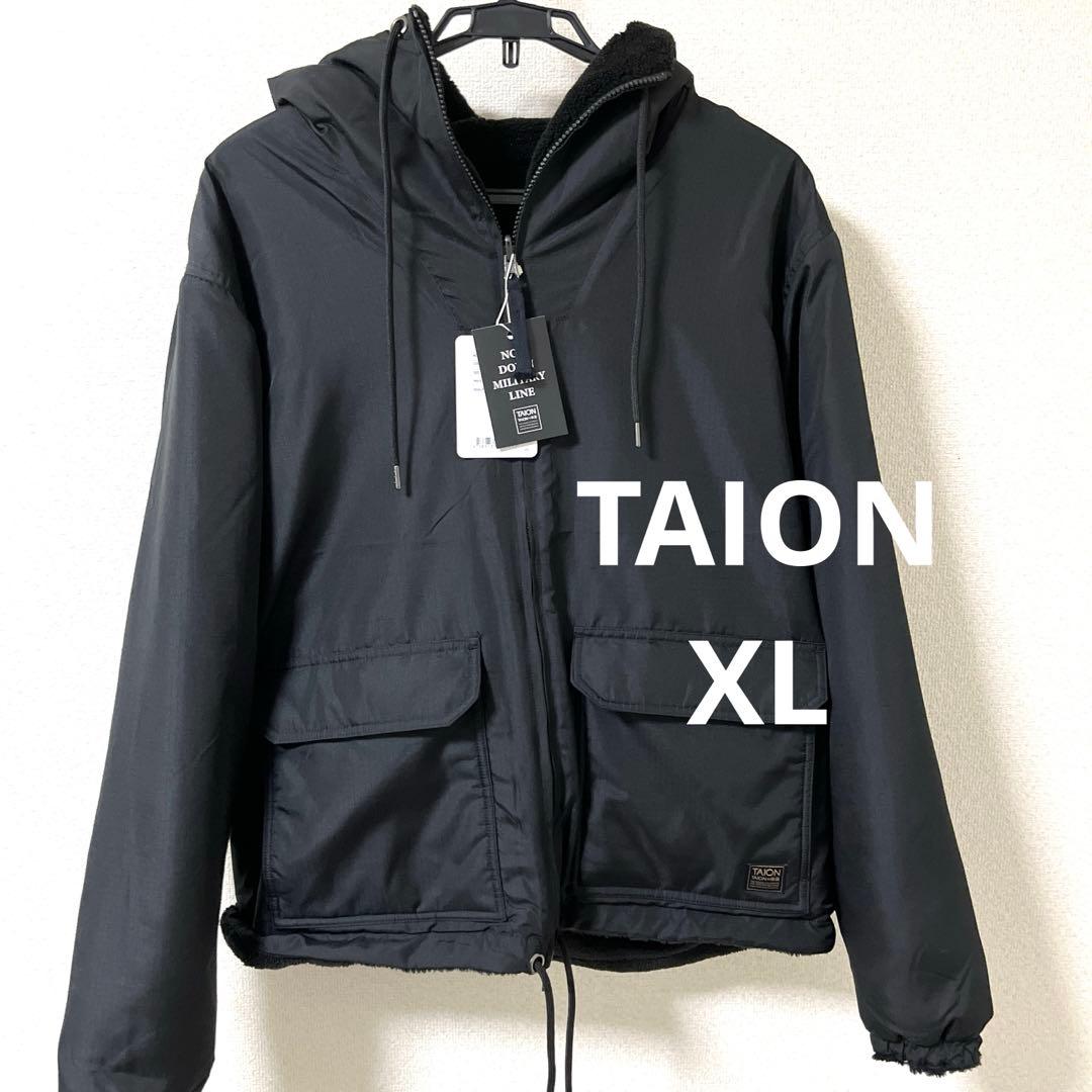 SALE本日中TAION ノンダウン ミリタリー リバーシブル ボアフーディー