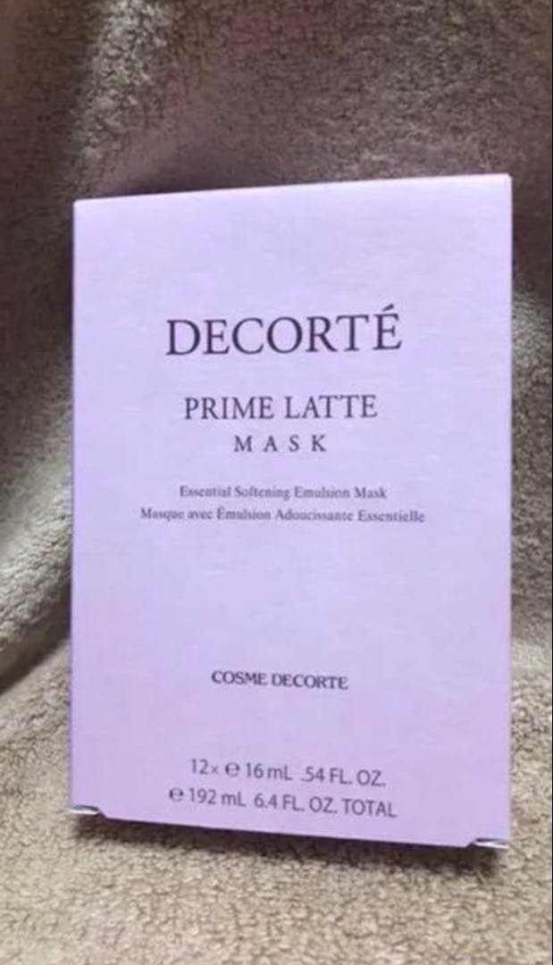 DECORTE PRIME LATTE MASK 12枚入り×3箱