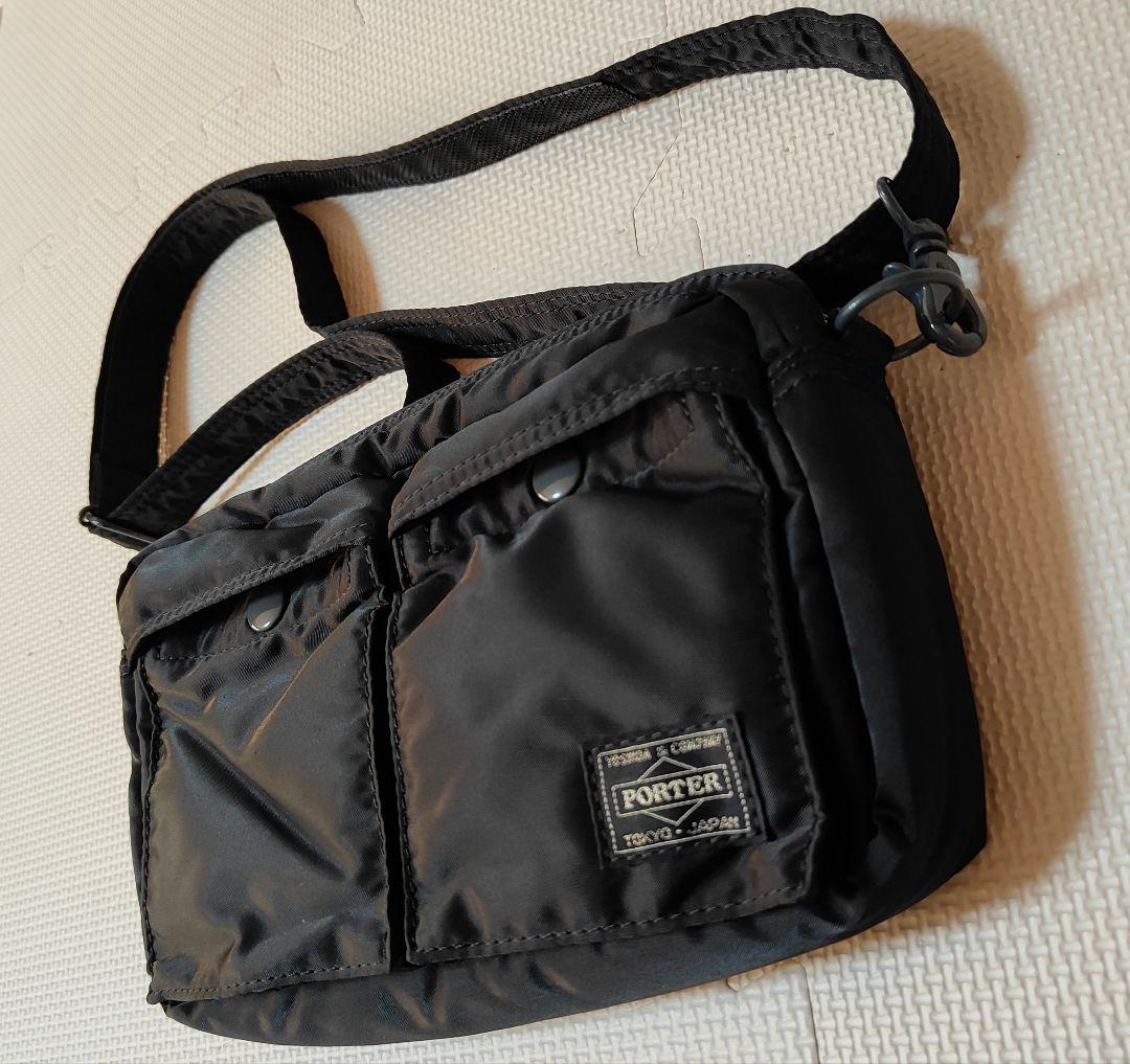 極美品　 PORTER ポーター タンカー ミニ 2way ショルダーバッグ　黒