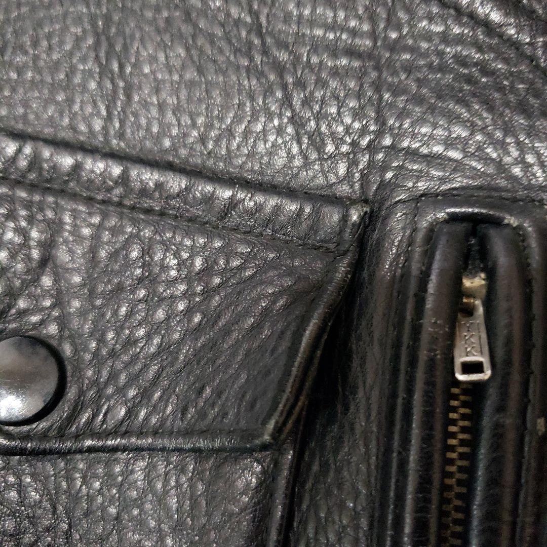 60's GOLDEN STAR ダブルライダース レザージャケット Dポケット