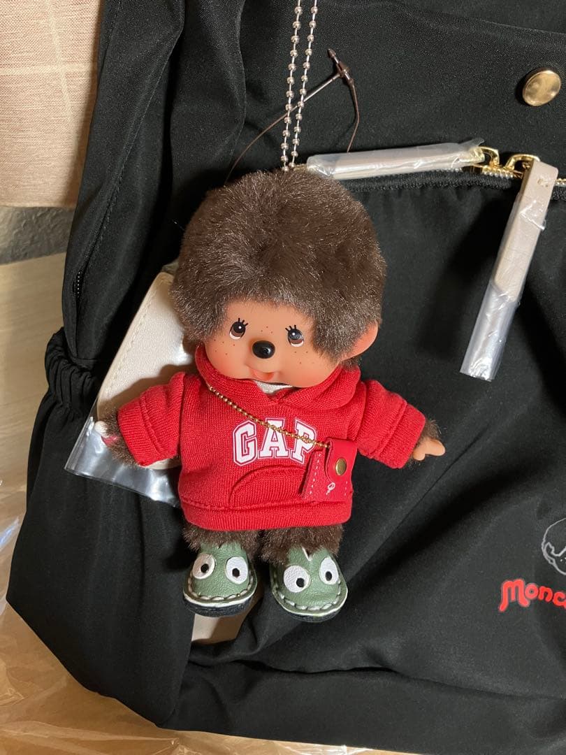 モンチッチリュック コラボ モンチッチ本体と洋服コーデ付き（新品タグ