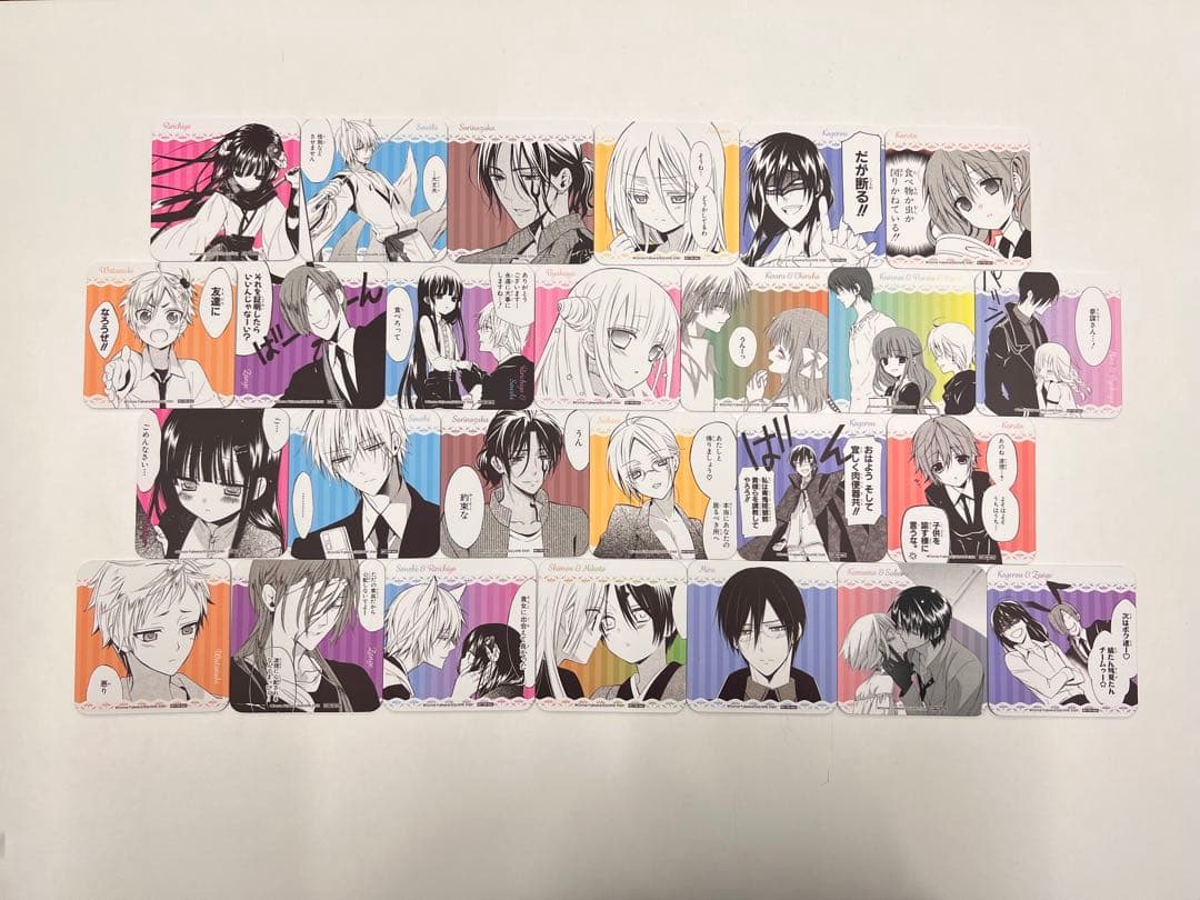 藤原ここあ　妖狐×僕SS 15周年記念カフェ　前半後半　コースター　コンプリート