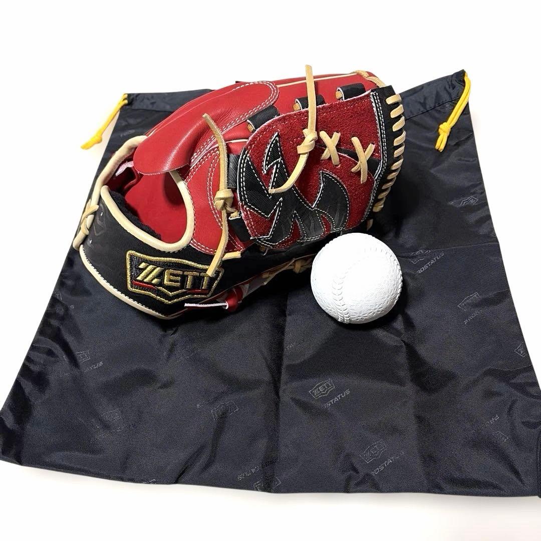 定価税込35200円！ゼット　プロステイタス　一般軟式投手用　新品未使用袋付き 野球 ゼット プロステイタスSE 軟式グローブ グラブ 軟式用 投手用