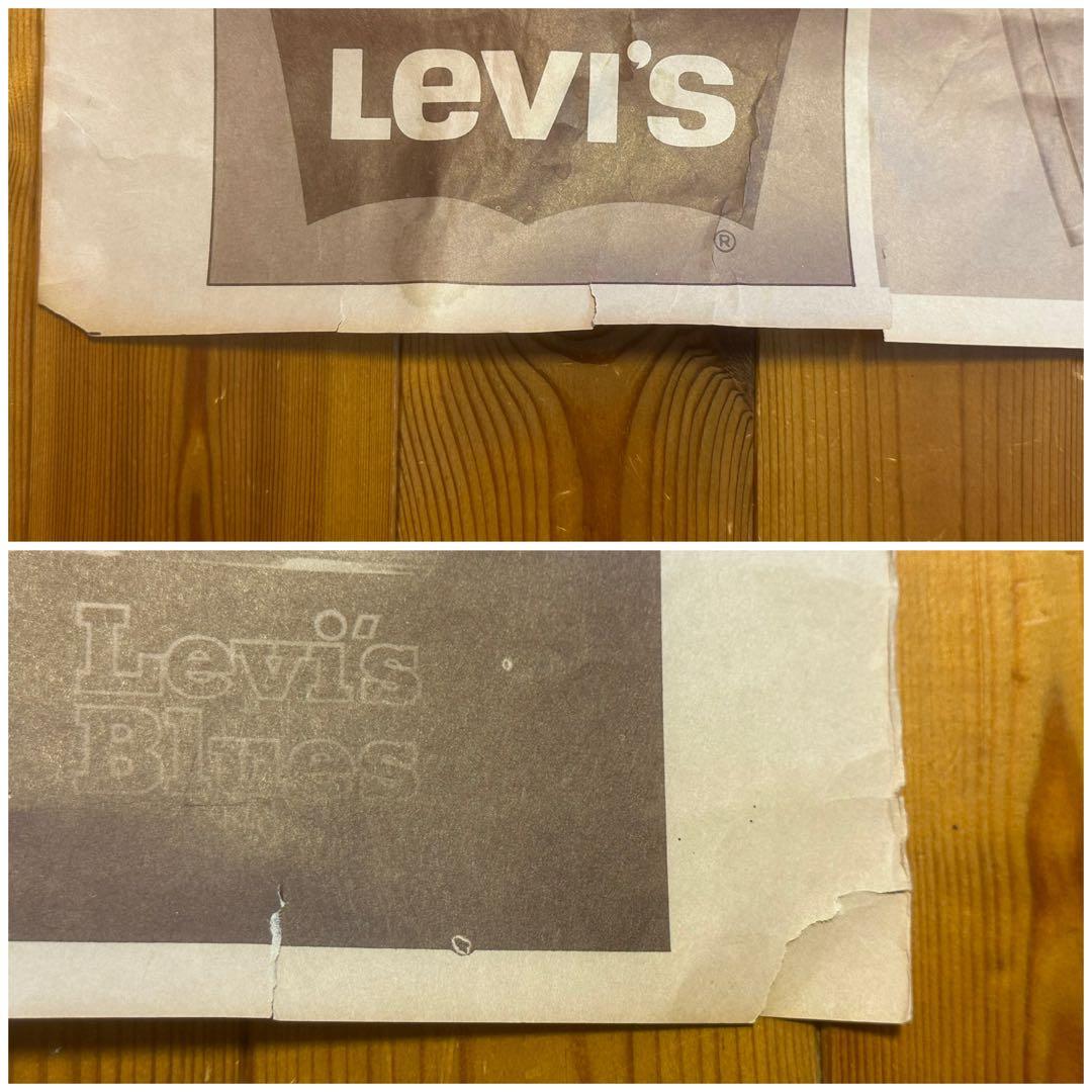 レア70年代オリジナルLEVISリーバイス販促用ビンテージ歴史ポスターBIG