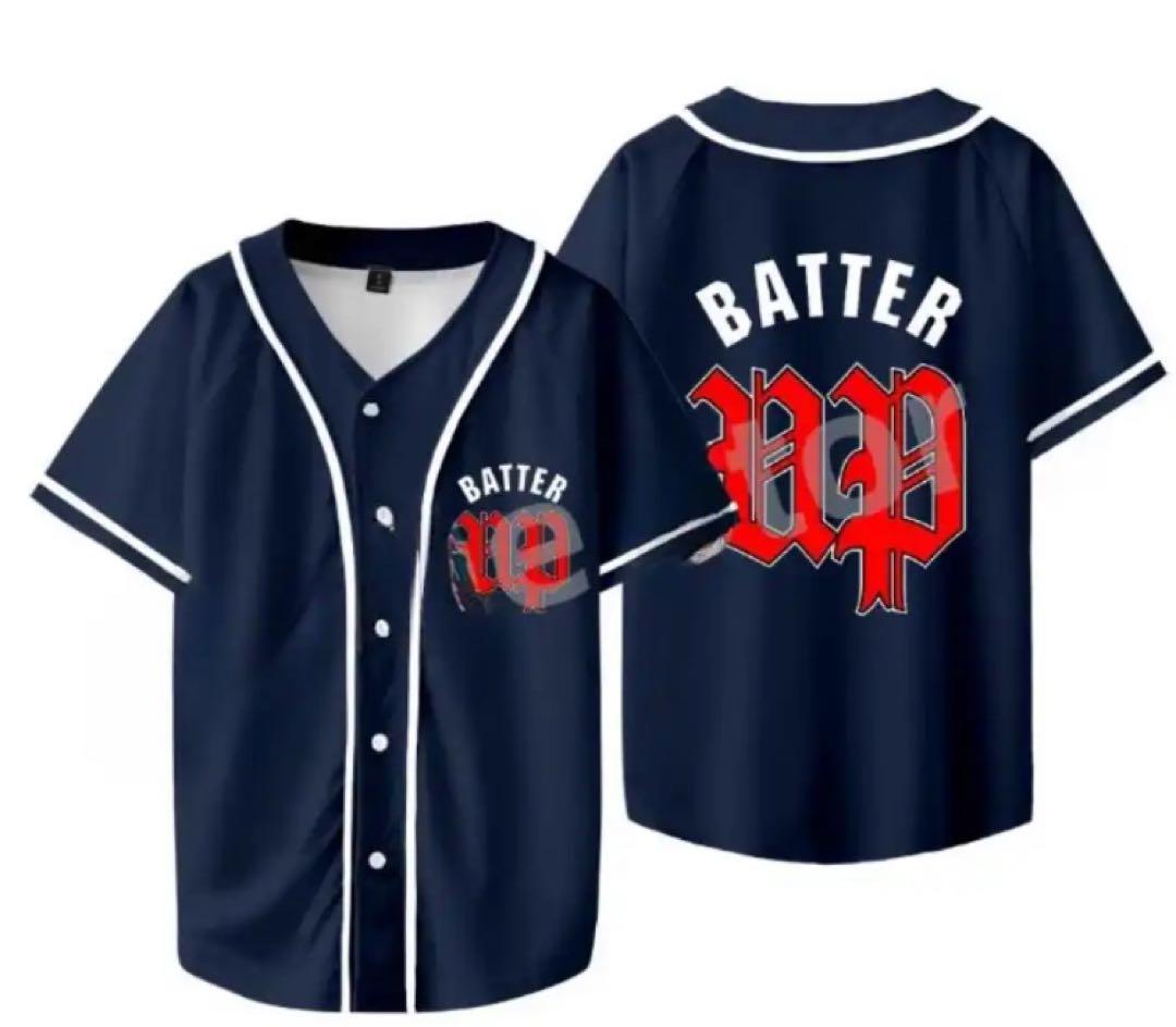 BABY MONSTER BATER UPベースボールユニフォーム(NAVY) - メルカリ