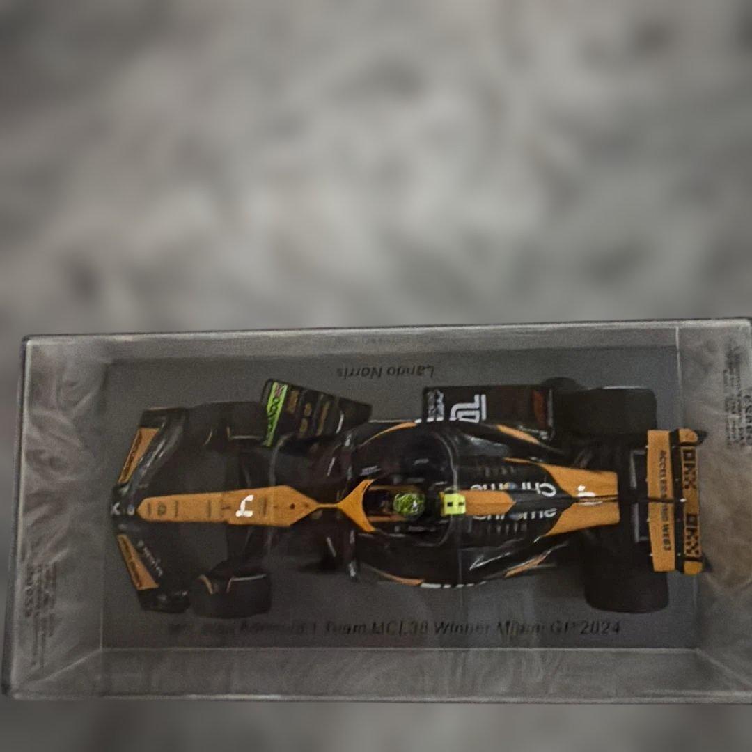 ミニチャンプス1/43　2024年ランドノリス　マイアミグランプリ初優勝