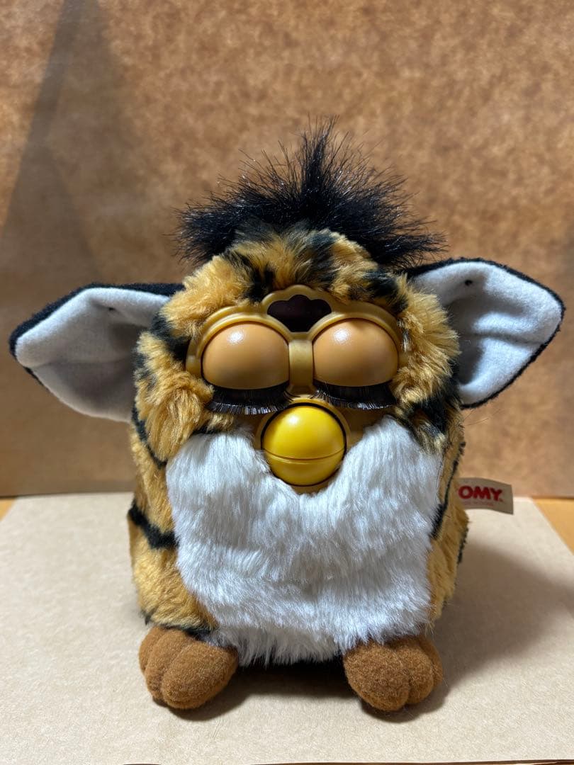 ファービー ジャンク トラ柄 毛並み良好 説明書・血統書付き - メルカリ