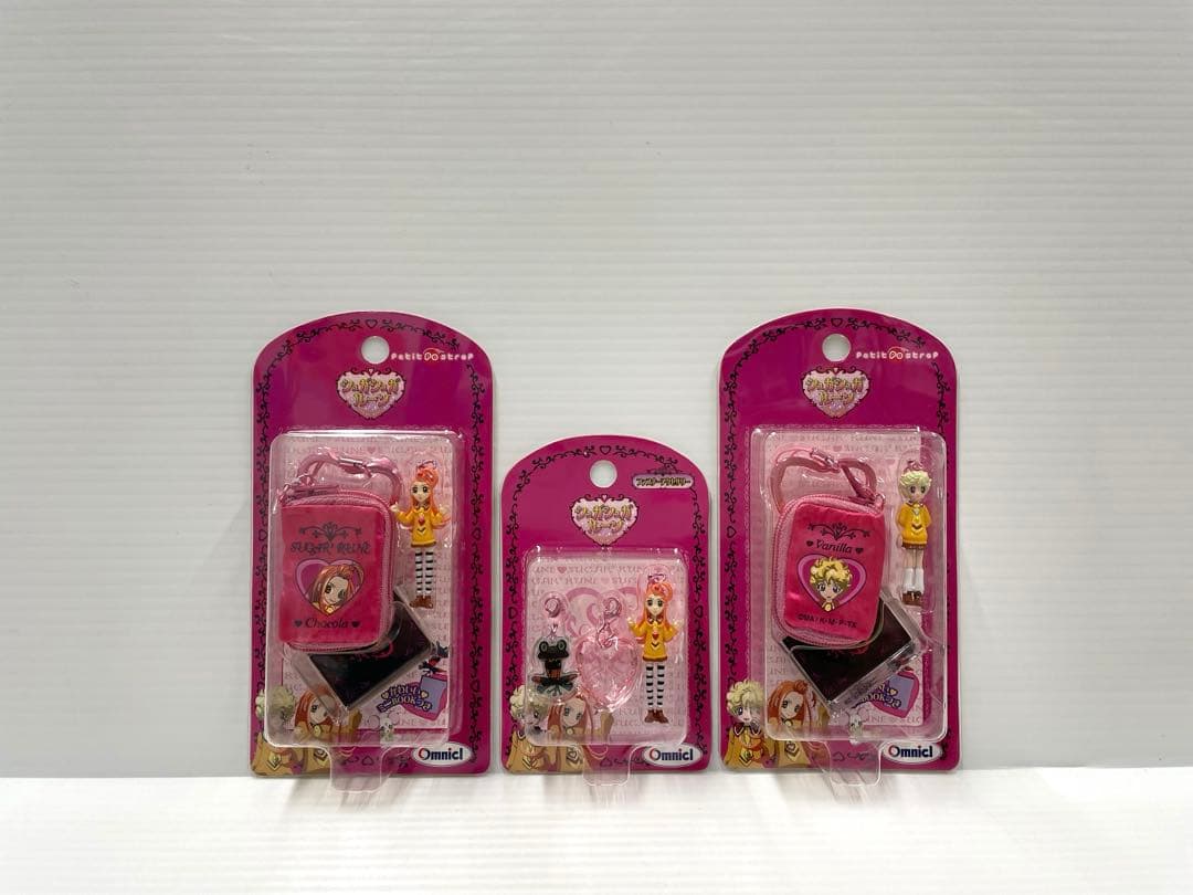 レア】シュガシュガルーン ストラップ ファスナーアクセサリー 3種類セット