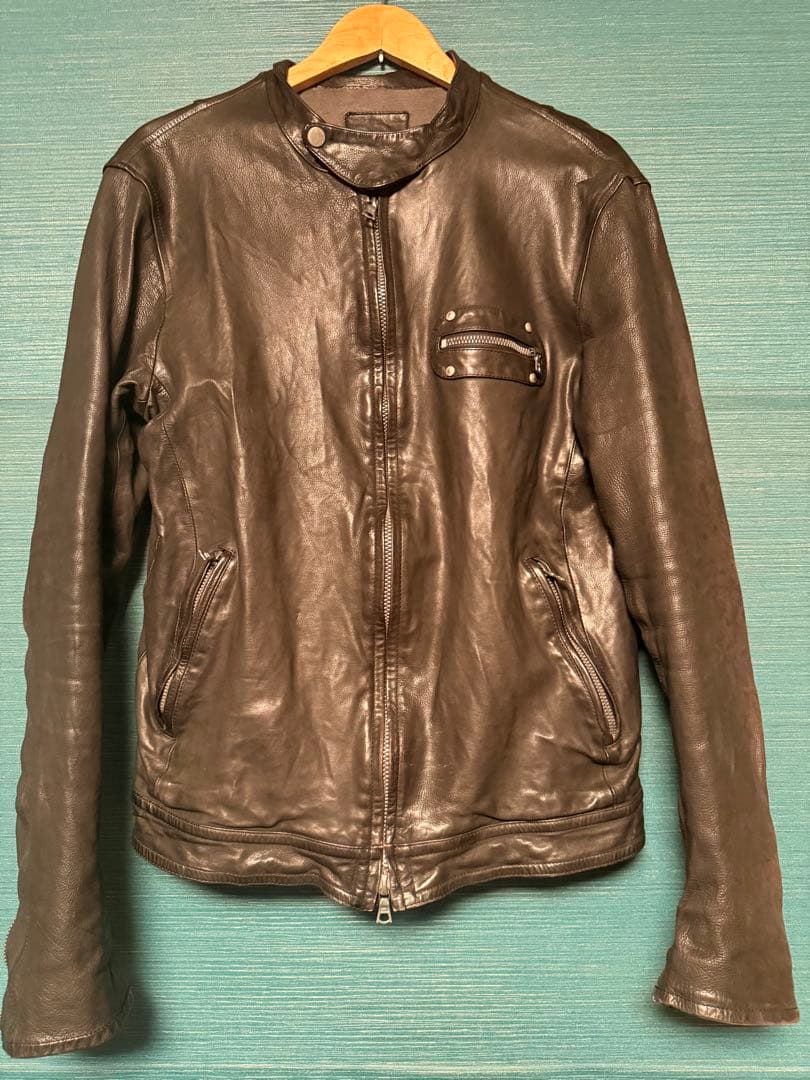 BACKLASH シングルライダース　black BACKLASH (バックラッシュ) ITALY SHOULDER SINGLE RIDERS シングル