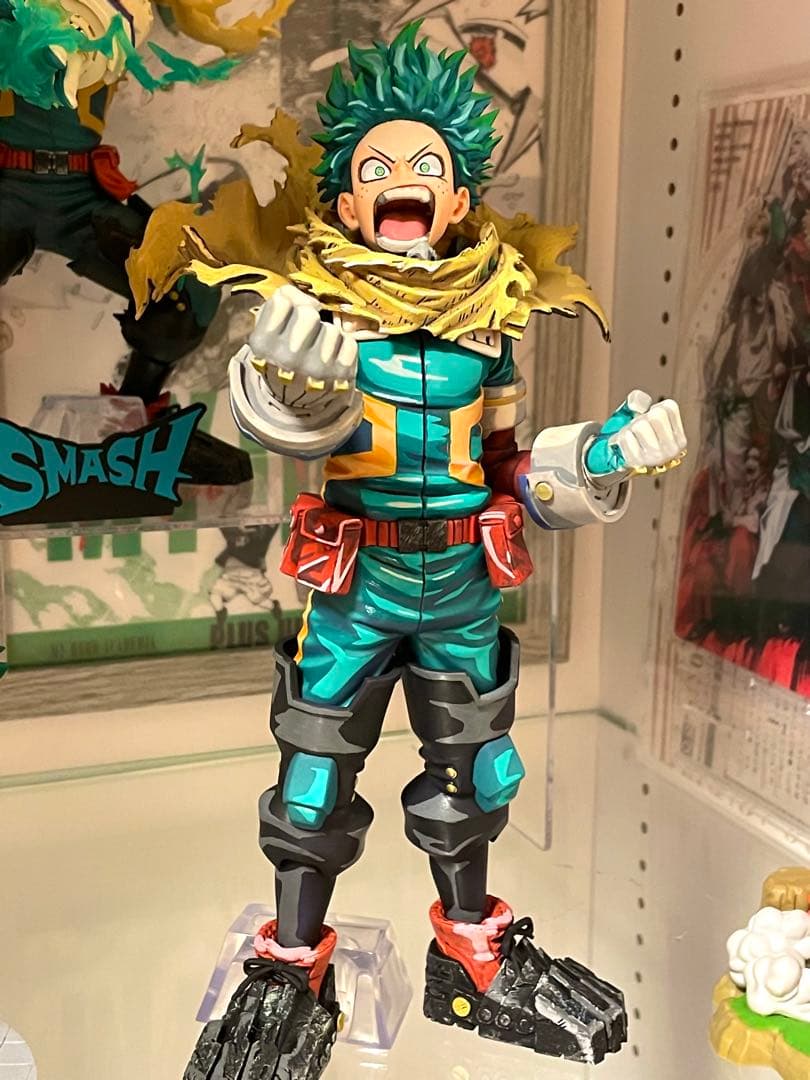 ヒロアカ　A賞　緑谷出久　リペイント　二次元彩色　紡ぐ力　デク　フィギュア