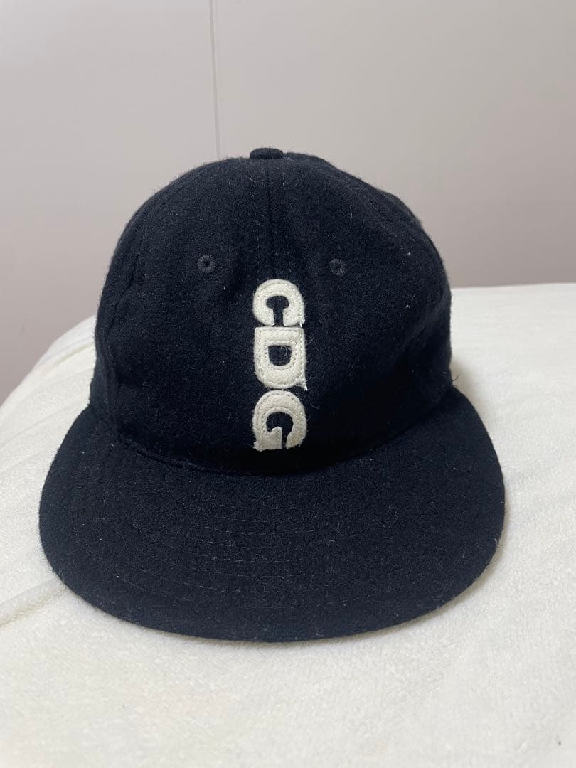 CDG 黒 キャップ アメリカ製