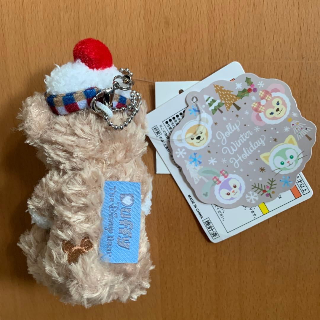 ウィンターホリデー ぬいぐるみストラップ ダッフィー 雪だるま 新品