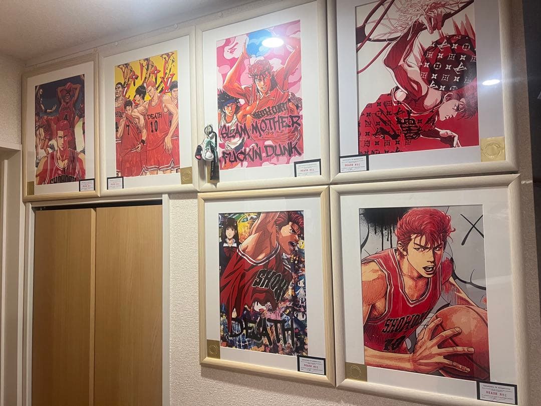 Death nyc スラムダンク　6枚　額付き