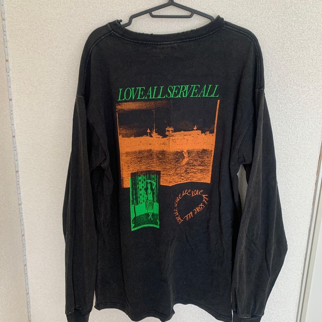 damageロンT (黒) 藤井風 lサイズ ダメージロンT - メルカリ