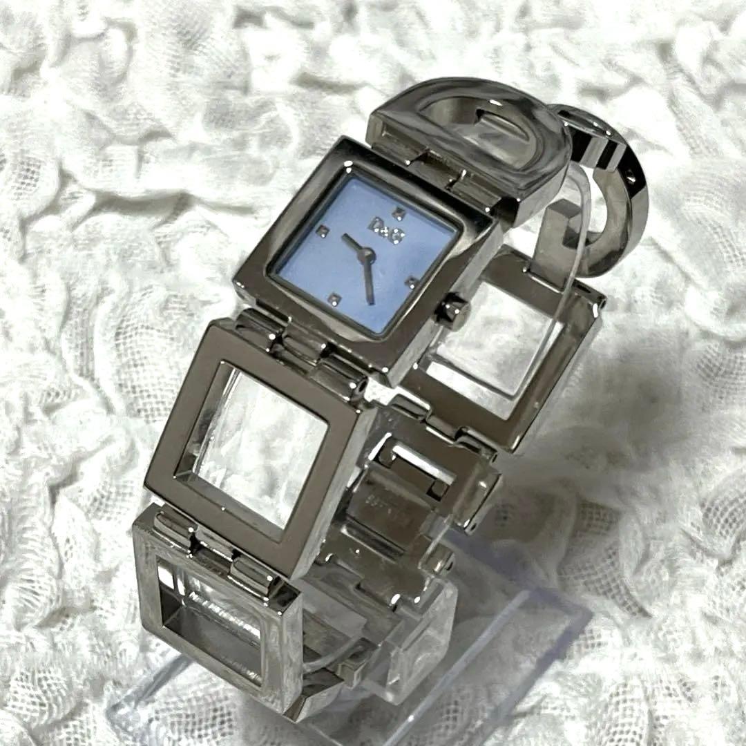 動作品　腕時計　D&G TIME　ドルチェ＆ガッバーナ　スクエア　ブレスレット ディー&ジー ドルガバ ドルチェ&ガッバーナ D&G TIME 腕時計 ウォッチ