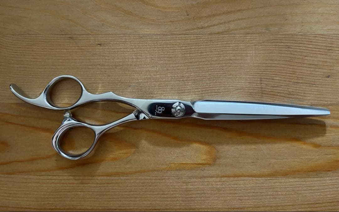 【左用】新品未使用 6.8インチ シザー ハーフ剣型スーパーゴールド【レフティ】