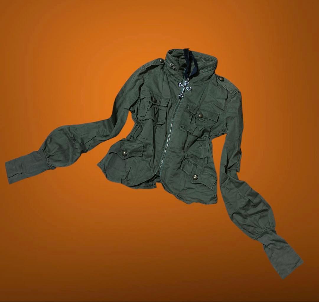 00s当時物ミリタリーy2k平成ギャルカーキフェアリーグランジロックNANA古着