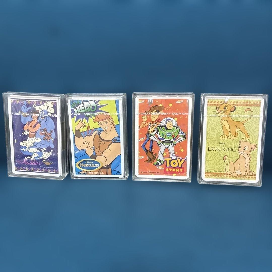 レア物ディズニーキャラクタートランプ4種 - メルカリ