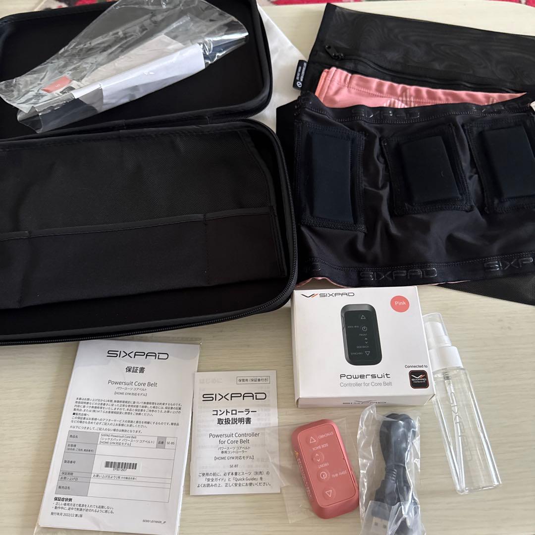 シックスパッド SIXPAD パワースーツコアベルト ピンクSサイズ