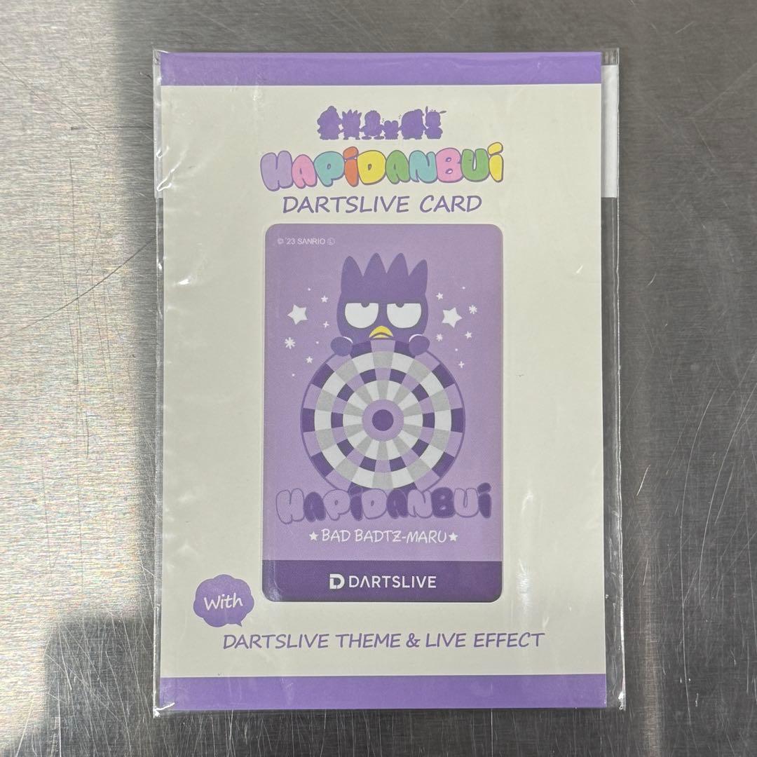 【未使用】 DARTSLIVEカード バッドばつ丸 サンリオ ハピダンぶい