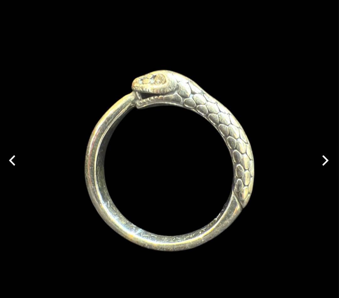 新品未使用】HOS ウロボロスデザイン シルバーリング - メルカリ