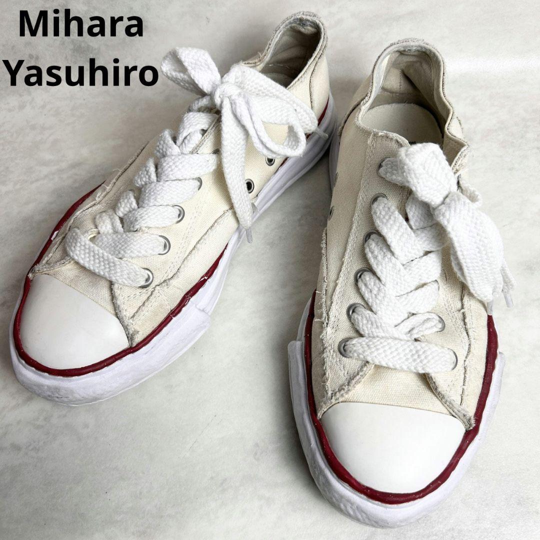 ミハラヤスヒロ PETERSON ピーターソン スニーカー アイボリー 45