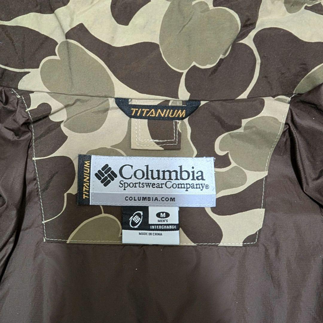 00s コロンビア チタニウム ダックハンターカモ マウンテンパーカー