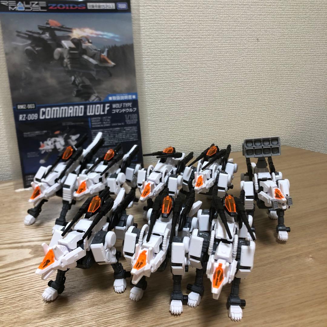 【素組み】8体セット　RMZ-003 コマンドウルフ1/100スケール RMZ-003 コマンドウルフ (組み立てキット) - ホビーサーチ ロボット・特撮