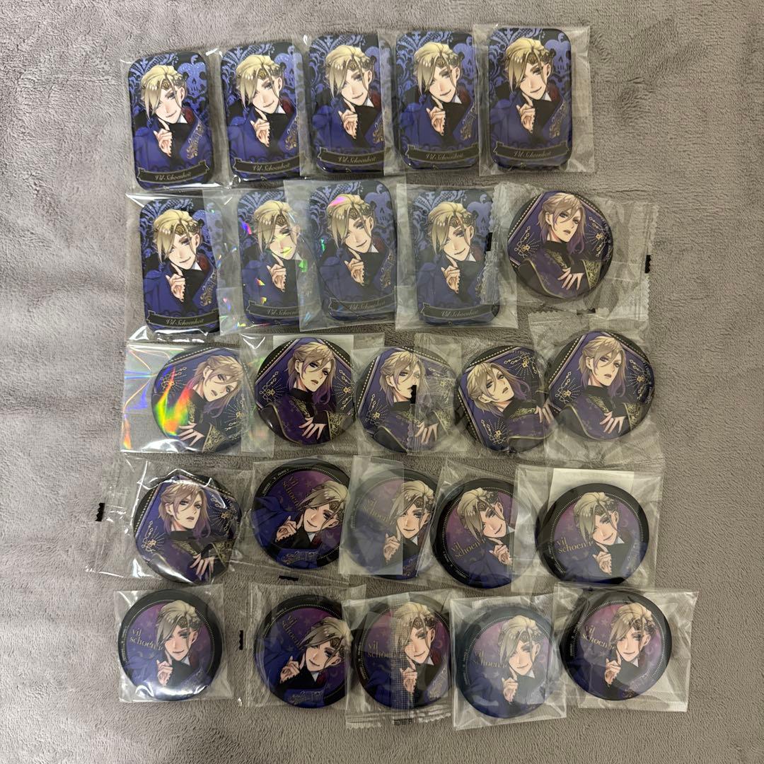 ツイステ ヴィル 缶バッジ セット まとめ売り 25点 - メルカリ